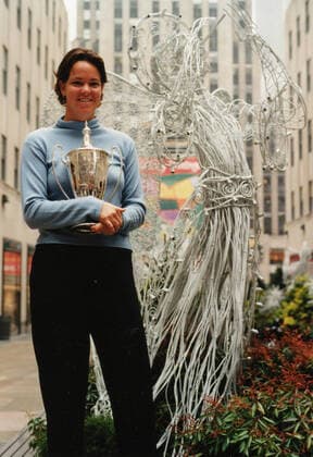 American tennis player Lindsay Davenport, Chase Chaps, NY, USA 1999 