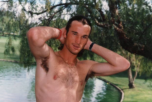 Spanish tennis player Carlos Moya, 1997 