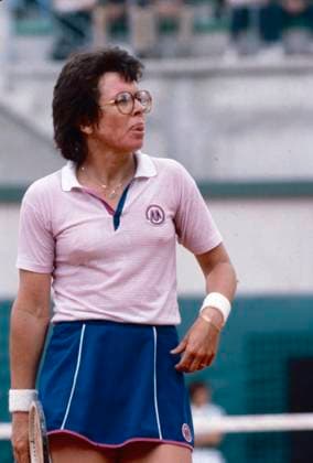 American former tennis player Billie Jean King, 1990s 
