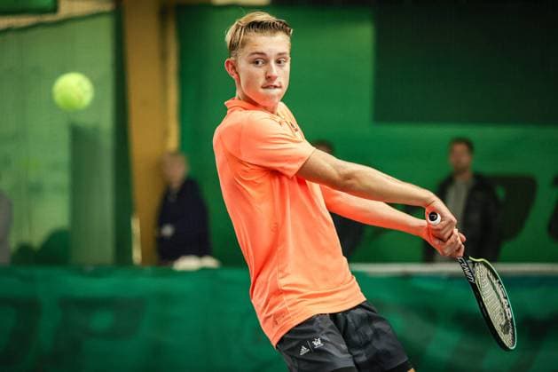 Justin Engel Bayerischer Tennis Verband e V , German Youth Indoor Championships 2022, Essen, Tennis Verband Niederrhein e V , 24 11 2022, Copyright: xClaudioxGärtnerx