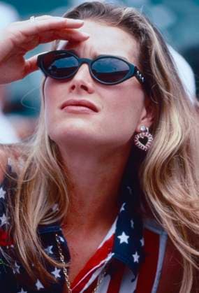 American actress Brooke Shields, Olympics Atlanta USA 1996 