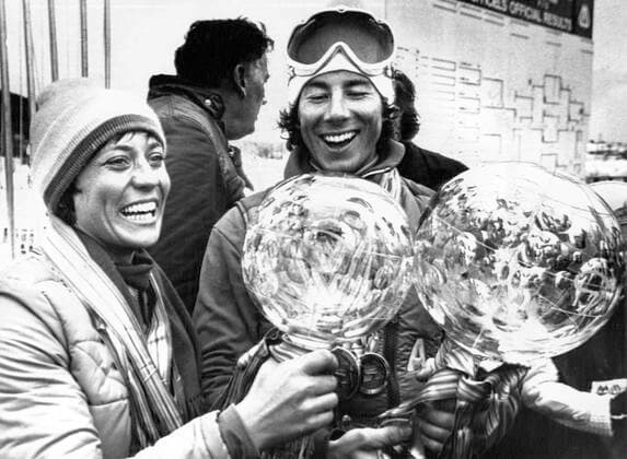 MONT S:T ANNE, KANADA 19760321 Ingemar Stenmark och Rosi Mittermaier - den alpina skidvärldens giganter i vinter. I Mont S:t Anne, Kanada fick de det slutliga beviset pa den sanningen, belöningen för segrarna i världscupen. MOUNT ST ANNE CANADA ALPINT x417x *** MONT S T ANNE, CANADA 19760321 Ingemar Stenmark and Rosi Mittermaier the giants of the alpine skiing world this winter In Mont St Anne, Canada they got the final proof of that truth, the reward for the victories in the World Cup MOUNT ST ANNE CANADA ALPINT x417x  Copyright: xHASSExPERSSONx STENMARK 1976