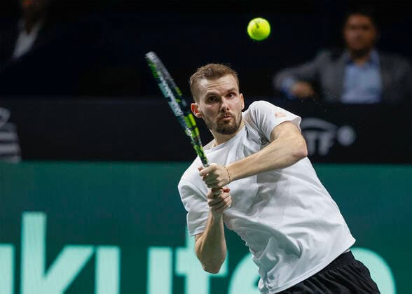Oscar Otte GER , Davis Cup Finals 2022, Palacio de Deportes JosÃ Copyright: xJuergenxHasenkopfx