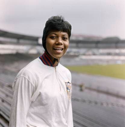 1962-08-16 USA:s sprinter Wilma Rudolph, guldmedaljör pa 100 meter, 200 meter och 4x100 meter vid Olympiska sommarspelen i Rom 1960. Här pa SveriegeturnÃ 16:e augusti 1962. Sverige x34x *** 1962 08 16 US sprinter Wilma Rudolph, gold medallist in 100 metres, 200 metres and 4x100 metres at the 1960 Summer Olympics in Rome Here at the Sweden Games 16th August 1962 Sweden x34x  Copyright: xLarsxNyvberg EXP TTx WILMA RUDOLPH 1962