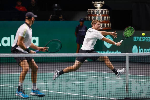 Kevin Krawietz and Tim Puetz, Mens Doubles, Davis Cup Finals 2022, Palacio de Deportes JosÃ Copyright: xJuergenxHasenkopfx