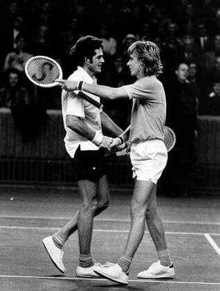 Stockholm Open 1973. Tom Gorman,USA vann finalen mot Björn Borg med 7-6 i skiljeset. STOCKHOLM SVERIGE Tennis x14x *** Stockholm Open 1973 Tom Gorman,USA won the final against Björn Borg with 7 6 in a separation set STOCKHOLM SWEDEN Tennis x14x  Copyright: xJacobxForsellx