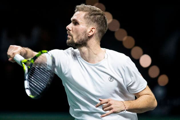Oscar Otte of Germany ESP, Germany vs Canada, Tennis Davis Cup, Quarter Finals, 24 11 2022 ESP, Germany vs Canada, Tennis Davis Cup, Quarter Finals, 24 11 2022 Malaga Copyright: xEibner-Pressefoto OmarxArnaux EP_EER