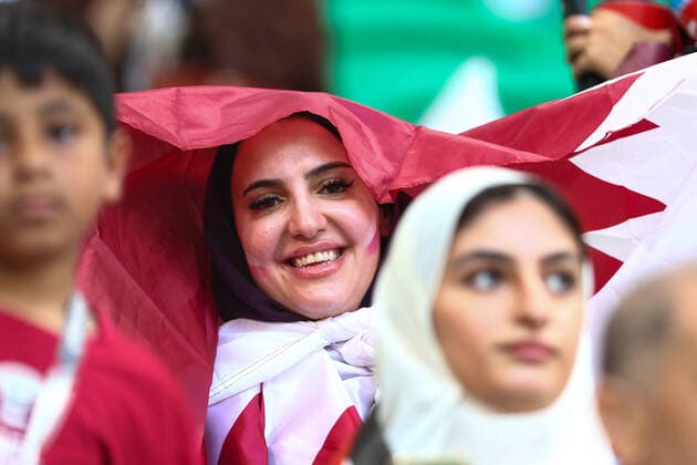 Qatar v Senegal: Group A - FIFA World Cup, WM, Weltmeisterschaft, Fussball Qatar 2022 fans during the World Cup match between Qatar v Senegal , in Doha, Qatar, on November 25, 2022. Doha Qatar  Copyright: xFotoxOlimpikx originalFilename:jastrzebowski-qatarvse221125_npgDj.jpg
