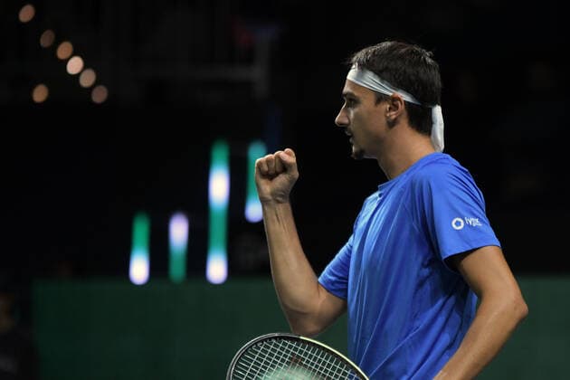 Tennis, Davis Cup in Malaga, Italy - Canada