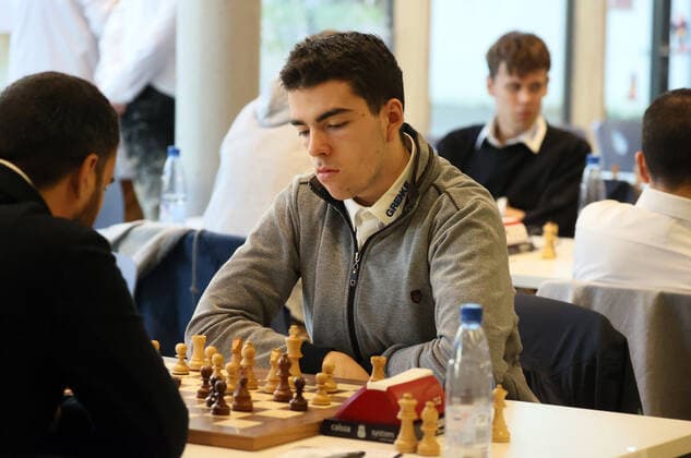 26 11 22 chess Bundesliga Germany, Deizisau, 26 11 2022, chess, Bundesliga Dmitrij Kollars Schachfreunde Deizisau