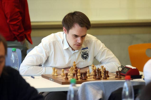 26 11 22 chess Bundesliga Germany, Deizisau, 26 11 2022, chess, Bundesliga Matthias Blühbaum Schachfreunde Deizisau