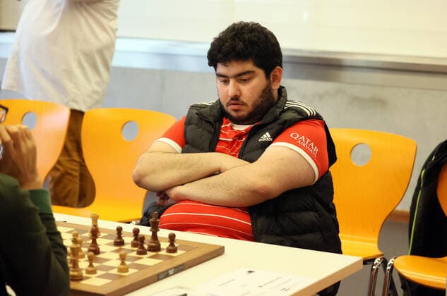 26 11 22 chess Bundesliga Germany, Deizisau, 26 11 2022, chess, Bundesliga Parham Maghsoodloo FC Bayern Munich