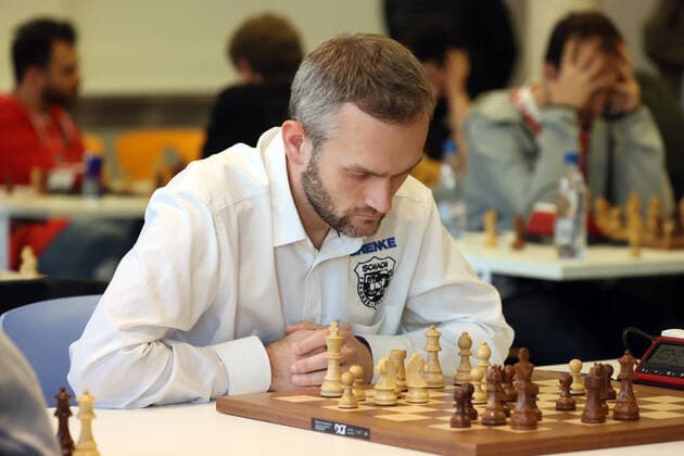 26 11 22 chess Bundesliga Germany, Deizisau, 26 11 2022, chess, Bundesliga Stepan Zilka Schachfreunde Deizisau