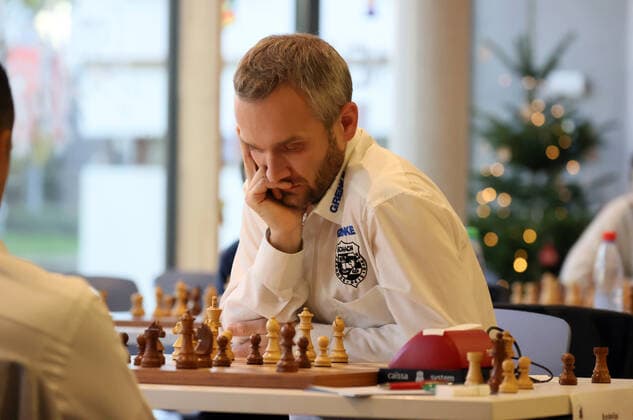 26 11 22 chess Bundesliga Germany, Deizisau, 26 11 2022, chess, Bundesliga Stepan Zilka Schachfreunde Deizisau