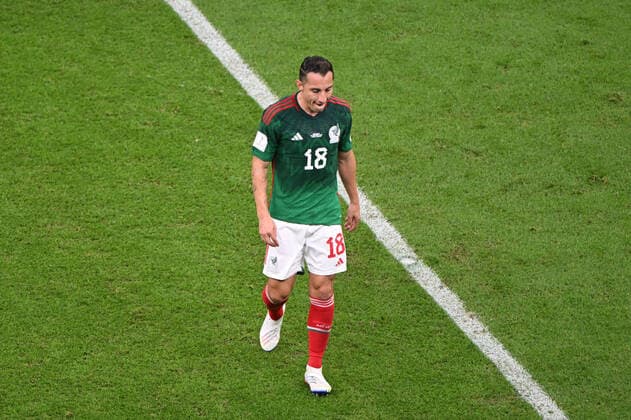 Football, Men, 2022 23 season, World Cup in Qatar, Group C 2 match day , Argentina Mexico at Lusail Iconic Stadium in Lusail, Andres Guardado Mexico , 26 11 2022, Copyright: xMatthiasxKochx