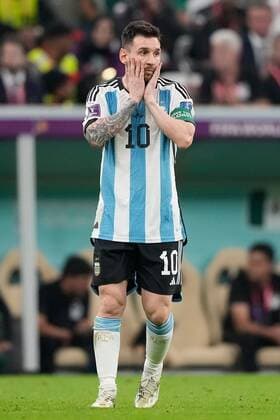 Mandatory Credit: Photo by Dave Shopland Shutterstock (13634804ao) Lionel Messi of Argentina Argentina v Mexico, FIFA World Cup, WM, Weltmeisterschaft, Fussball 2022, Group C, Football, Lusail Stadium, Al Daayen, Qatar - 26 Nov 2022 Editorial Use Only Argentina v Mexico, FIFA World Cup 2022, Group C, Football, Lusail Stadium, Al Daayen, Qatar - 26 Nov 2022 Editorial Use Only Copyright: xDavexShopland Shutterstockx 13634804ao