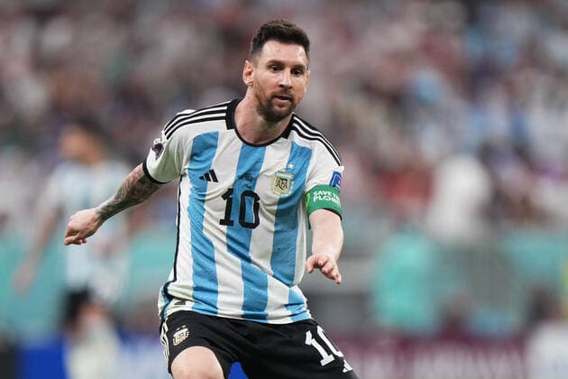 QAT: Argentina - Mexico. FIFA World Cup, WM, Weltmeisterschaft, Fussball Qatar 2022 Lionel Messi of Argentina during the FIFA World Cup Qatar 2022 match, Group C, between Argentina and Mexico played at Lusail Stadium on Nov 26, 2022 in Lusail, Qatar. Copyright: xBaguxBlancox xPRESSINx WC_221126_581