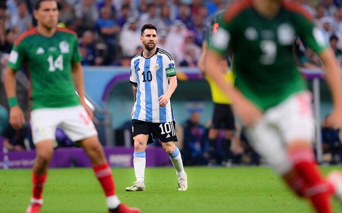 FOOTBALL World Cup 2022 PRE-ROUND ROUND GROUP C Argentina Mexico 26 11 2022 Lionel Messi Argentina