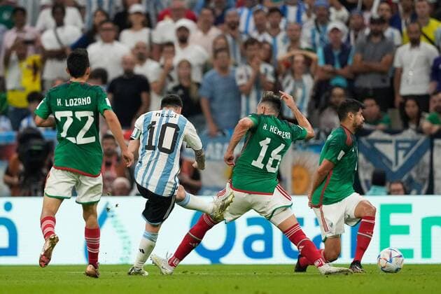FIFA WM 2022, alle Tore Mandatory Credit: Photo by Dave Shopland Shutterstock (13634804bq) Lionel Messi of Argentina scoring a goal (1-0) Argentina v Mexico, FIFA World Cup, WM, Weltmeisterschaft, Fussball 2022, Group C, Football, Lusail Stadium, Al Daayen, Qatar - 26 Nov 2022 Editorial Use Only Argentina v Mexico, FIFA World Cup 2022, Group C, Football, Lusail Stadium, Al Daayen, Qatar - 26 Nov 2022 Editorial Use Only Copyright: xDavexShopland Shutterstockx 13634804bq