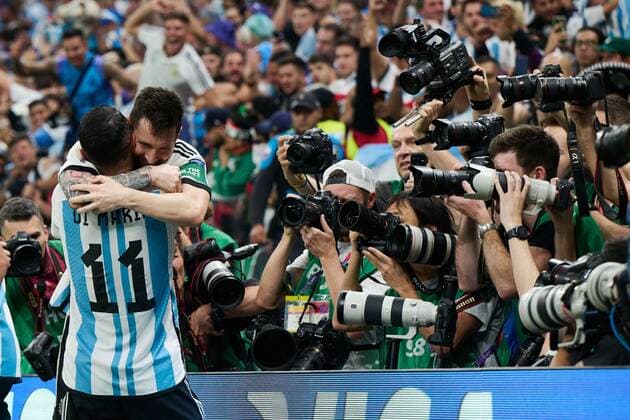 RECORD DATE NOT STATED FIFA World Cup, WM, Weltmeisterschaft, Fussball Qatar 2022 Argentina vs Mexico Lionel Messi celebrates his goal 1-0 of Argentina during the game Argentina vs Mexican national team, Nationalteam (Mexico), Corresponding to Group C of the FIFA World Cup Qatar 2022, at Lusail Stadium, Lusail, Doha, November 26, 2022. <br><br> Lionel Messi celebra su gol 1-0 de Argentina durante el partido Argentina vs Seleccion Nacional Mexicana (Mexico), correspondiente al Grupo C de la Copa Mundial de la FIFA Qatar 2022, en el Estadio Lusail, Lusail, Doha, 26 de noviembre de 2022. LUSAIL DOHA QATAR Copyright: xJorgexMartinezx 20221126_12354