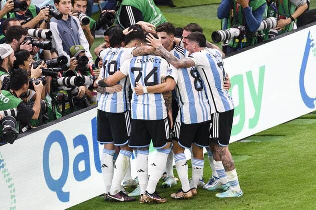 RECORD DATE NOT STATED FIFA World Cup, WM, Weltmeisterschaft, Fussball Qatar 2022 Argentina vs Mexico Lionel Messi celebrates his goal 1-0 of Argentina during the game Argentina vs Mexican national team, Nationalteam (Mexico), Corresponding to Group C of the FIFA World Cup Qatar 2022, at Lusail Stadium, Lusail, Doha, November 26, 2022. <br><br> Lionel Messi celebra su gol 1-0 de Argentina durante el partido Argentina vs Seleccion Nacional Mexicana (Mexico), correspondiente al Grupo C de la Copa Mundial de la FIFA Qatar 2022, en el Estadio Lusail, Lusail, Doha, 26 de noviembre de 2022. LUSAIL DOHA QATAR Copyright: xMarcioxMachadox 20221126_12379