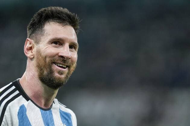 AL DAAYEN, 26-11-2022 Lusail Stadium World Cup 2022 in Qatar game between Argentina vs Mexico , Argentina player Lionel Messi celebrating 2-0 Argentina - Mexico  x19366952x Copyright: