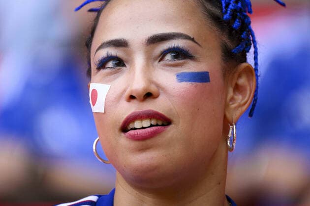 Supporters du Japon - ambiance FOOTBALL : Japon vs Costa Rica - Groupe E - coupe du Monde Qatar 2022 - 27 11 2022 JBAutissier Panoramic 