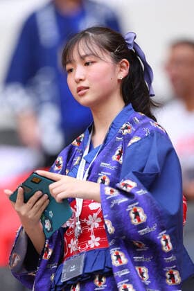 Japan fans (JPN), NOVEMBER 27, 2022 - Football Soccer : FIFA World Cup, WM, Weltmeisterschaft, Fussball Qatar 2022 Group E match between Japan - Costa Rica at Ahmad Bin Ali Stadium in Al Rayyan, Qatar.  (204829771)