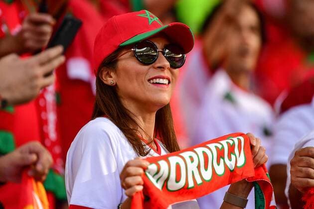 RECORD DATE NOT STATED FIFA World Cup, WM, Weltmeisterschaft, Fussball Qatar 2022 Belgium vs Morocco Fans o Aficion during the game Belgium vs Morocco, Corresponding to Group F of the FIFA World Cup Qatar 2022, at Al Thumama Stadium, Doha, on November 27, 2022. <br><br> Fans o Aficion durante el partido Belgica vs Marruecos, correspondiente al Grupo F de la Copa Mundial de la FIFA Qatar 2022, en el Estadio Al Thumama, Doha, el 27 de noviembre de 2022. DOHA DOHA QATAR  Copyright: xIsaacxOrtizx 20221127_12920
