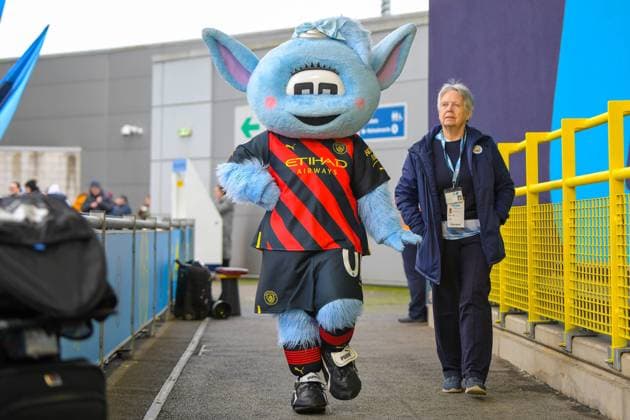 Manchester City Women v Sunderland Ladies FC FA Women s League Cup 27 11 2022. Moonbeam prior to the FA Women s League Cup match between Manchester City Women and Sunderland Ladies FC at the City Academy Stadium, Manchester, United Kingdom on 27 November 2022. Manchester Sport City Academy Stadium Gt Manchester United, ManU Kingdom Editorial use only , Copyright: xBenxRobertsx PSI-16467-0008