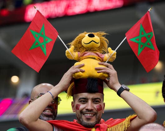 Belgium v Morocco: Group F - FIFA World Cup, WM, Weltmeisterschaft, Fussball Qatar 2022 Morocco fans during the World Cup match between Belgium vs Morocco, in Doha, Qatar, on November 27, 2022. Doha Qatar  Copyright: xFotoxOlimpikx originalFilename:jastrzebowski-belgiumv221127_npctG.jpg