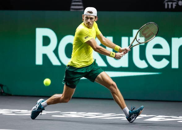 Alex De Minaur AUS Davis Cup Final 2022, Palacio de Deportes JosÃ Copyright: xJuergenxHasenkopfx