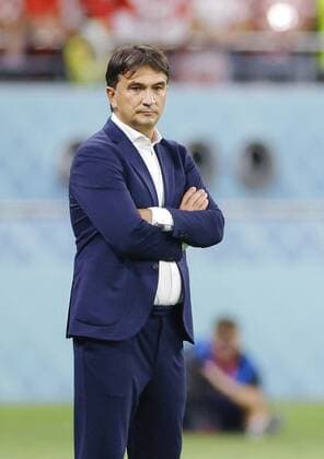 Football World Cup in Qatar Croatia head coach Zlatko Dalic watches his team take on Canada in a World Cup Group F football match at Khalifa International Stadium in Doha, Qatar, on Nov. 27, 2022.  A14AA0001364868P 