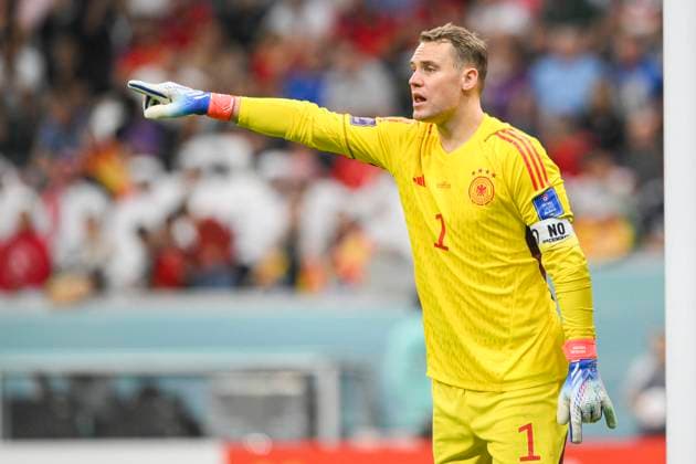 FOOTBALL WORLD CUP 2022 PRE-ROUND GROUP E Spain Germany 27 11 2022 Goalkeeper Manuel Neuer Germany