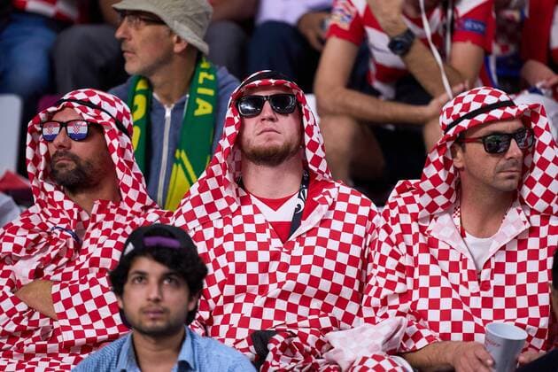 RECORD DATE NOT STATED FIFA World Cup, WM, Weltmeisterschaft, Fussball Qatar 2022 Croatia vs Canada Fans o Aficion during the game Croatia vs Canada, Corresponding to Group F of the FIFA World Cup Qatar 2022, at Khalifa International Stadium, Al Rayyan, Doha, on November 27, 2022. <br><br> Fans o Aficion durante el partido Croacia vs Canada, correspondiente al Grupo F de la Copa Mundial de la FIFA Qatar 2022, en el Estadio Internacional Khalifa, Al Rayyan, Doh, Doha, el 27 de noviembre de 2022. AL RAYYAN DOHA QATAR  Copyright: xCristianxdexMarchenax 20221127_13252