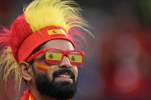 RECORD DATE NOT STATED FIFA World Cup, WM, Weltmeisterschaft, Fussball Qatar 2022 Spain vs Germany Fans o Aficion during the game Spain vs Germany, Corresponding to Group E of the FIFA World Cup Qatar 2022, at Al Bayt Stadium, Al Khor, November 27, 2022. <br><br> Fans o Aficion durante el partido Espana vs Alemania, correspondiente al Grupo E de la Copa Mundial de la FIFA Qatar 2022, en el Estadio at Al Bayt, Al Khor, el 27 de noviembre de 2022. AL KHOR DOHA QATAR Copyright: xJorgexMartinezx 20221127_13614