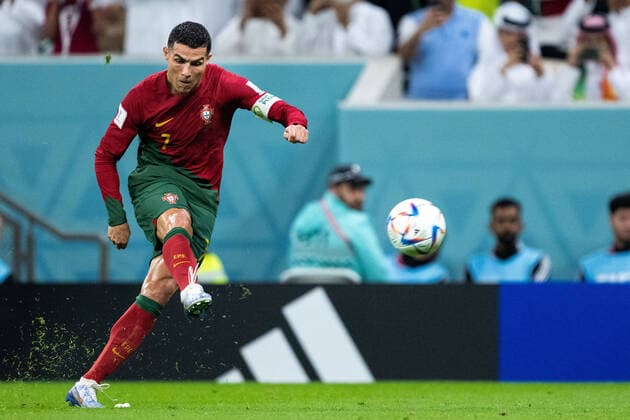 221128 Cristiano Ronaldo of Portugal during the FIFA World Cup 2022 football match between Portugal and Uruguay on November 28, 2022 in Doha Photo Joel Marklund BILDBYRAN code JM JM0392 bbeng football football soccer fotball world cup football world cup football world cup 2022 fifa world cup 2022 portugal uruguay,  Copyright: JOELxMARKLUND BB221128JM051
