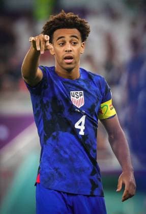 US Tyler Adams pictured during a soccer game between Iran and USA, the third and last game in the Group B of the FIFA 2022 World Cup in Al Thumama Stadium, Doha, State of Qatar on Tuesday 29 November 2022. VIRGINIExLEFOUR  x54237416x