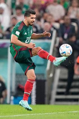 Mandatory Credit: Photo by Dave Shopland Shutterstock (13640353l) Henry Martin of Mexico Saudi Arabia v Mexico, FIFA World Cup, WM, Weltmeisterschaft, Fussball 2022, Group C, Football, Lusail Stadium, Al Daayen, Qatar - 30 Nov 2022 Editorial Use Only Saudi Arabia v Mexico, FIFA World Cup 2022, Group C, Football, Lusail Stadium, Al Daayen, Qatar - 30 Nov 2022 Editorial Use Only Copyright: xDavexShopland Shutterstockx 13640353l