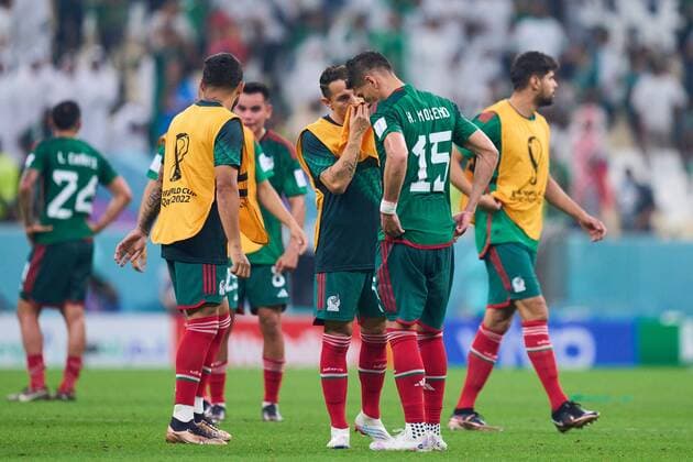 RECORD DATE NOT STATED FIFA World Cup, WM, Weltmeisterschaft, Fussball Qatar 2022 Saudi Arabia vs Mexico Hector Moreno of Mexico during the game Saudi Arabia vs Mexican national team, Nationalteam (Mexico), Corresponding to Group C of the FIFA World Cup Qatar 2022, at Lusail Stadium, Lusail, Doha, on November 30, 2022. <br><br> Hector Moreno de Mexico durante el partido Arabia Saudi vs Seleccion Nacional Mexicana (Mexico), correspondiente al Grupo C de la Copa Mundial de la FIFA Qatar 2022, en el Estadio Lusail, Lusail, Doha, el 30 de noviembre de 2022. LUSAIL DOHA QATAR Copyright: xCristianxdexMarchenax 20221130_17269