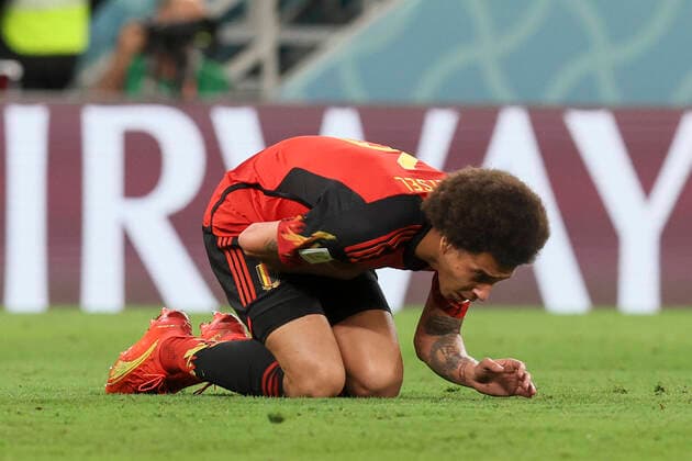 LIVE FEED - Action pictures from a soccer game between Belgium s national team, Nationalteam the Red Devils and Croatia, the third and last game in Group F of the FIFA 2022 World Cup in Al Rayyan, State of Qatar on Thursday 01 December 2022. BRUNOxFAHY  x54361335x