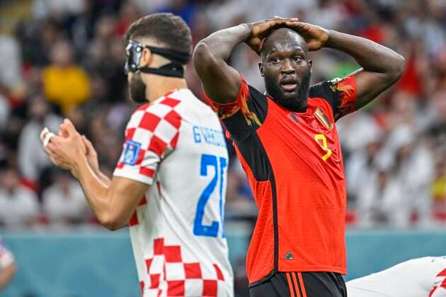 Bilder des Jahres, Sport 12 Dezember Sport Themen der Woche KW48 Sport Bilder des Tages DOHA, QATAR - DECEMBER 01 : Lukaku Romelu forward of Belgium in action during the FIFA World Cup, WM, Weltmeisterschaft, Fussball Qatar 2022 Group F match between Croatia and Belgium at the Ahmad Bin Ali Stadium on December 1, 2022 in Doha, Qatar, 01 12 2022 ( Croatia - Belgium - FIFA World Cup Qatar 2022 PhotoNews Panoramic 