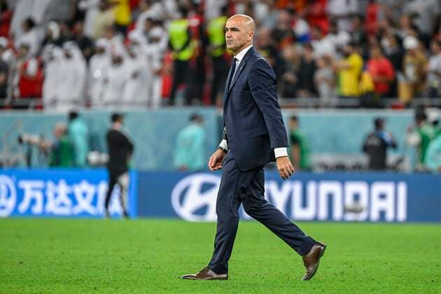 DOHA, QATAR - DECEMBER 01 : Martinez Roberto head coach of Belgium after the FIFA World Cup, WM, Weltmeisterschaft, Fussball Qatar 2022 Group F match between Croatia and Belgium at the Ahmad Bin Ali Stadium on December 1, 2022 in Doha, Qatar, 01 12 2022 ( Croatia - Belgium - FIFA World Cup Qatar 2022 PhotoNews Panoramic 