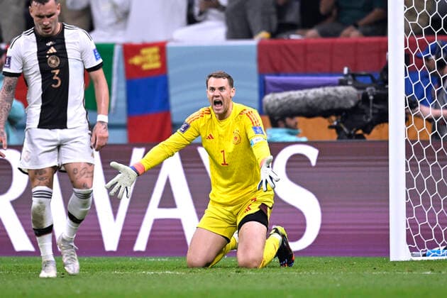 Sport Bilder des Tages NEUER Manuel Torwart Team Deutschland Tor mir RAUM David FIFA World Cup, WM, Weltmeisterschaft, Fussball 2022 in Katar Vorrundenspiel Gruppe E Costa Rica - Deutschland am 01.12 .2022 im Al Bayt Stadion DFL REGULATIONS PROHIBIT ANY USE OF PHOTOGRAPHS as IMAGE SEQUENCES and or QUASI-VIDEO *** NEW Manuel Goalkeeper Team Germany Goal me ROOM David FIFA World Cup 2022 in Qatar Preliminary Round Match Group E Costa Rica Germany on 01 12 2022 at Al Bayt Stadium DFL REGULATES PROHIBIT ANY USE OF PHOTOGRAPHS as IMAGE SEQUENCES and or QUASI VIDEO Copyright: xLacixPerenyix
