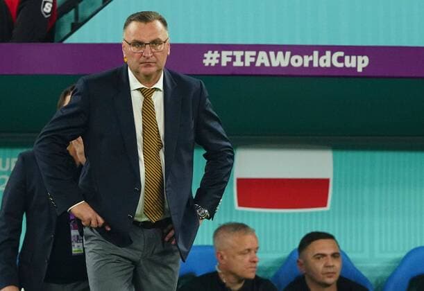 Mandatory Credit: Photo by Javier Garcia Shutterstock (13640342ia) Manager Czeslaw Michniewicz of Poland Poland v Argentina, FIFA World Cup, WM, Weltmeisterschaft, Fussball 2022, Group C, Football, Stadium 974, Doha, Qatar - 30 Nov 2022 Editorial Use Only Poland v Argentina, FIFA World Cup 2022, Group C, Football, Stadium 974, Doha, Qatar - 30 Nov 2022 Editorial Use Only Copyright: xJavierxGarcia Shutterstockx 13640342ia