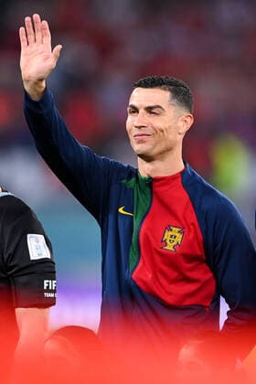 FOOTBALL WORLD CUP 2022 PRE-ROUND GROUP G South Korea Portugal 02 12 2022 Cristiano Ronaldo Portugal waves during national anthem