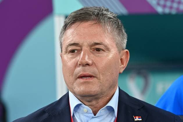 Coach STOJKOVIC Dragan SRB , single image,cropped single image,portrait,portrait Serbia SRB Switzerland SUI 2 3 Group Stage Group G, Match 47 on 02 12 2022, Stadium 974, Football World Cup 2022 in Qatar from 20 11 18 12 2022