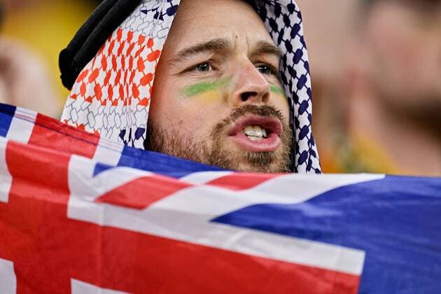 RECORD DATE NOT STATED FIFA World Cup, WM, Weltmeisterschaft, Fussball Qatar 2022 Argentina vs Australia OF Fans o Aficion during the game Argentina vs Australia, corresponding to the round of 16 of the FIFA World Cup Qatar 2022, at Ahmad Bin Ali Stadium, Al Rayyan, Doha, on December 03, 2022. <br><br> Fans o Aficion durante el partido Argentina vs Australia, correspondiente a los octavos de final de la Copa Mundial de la FIFA Catar 2022, en el Estadio Ahmad Bin Ali, Al Rayyan, Doha, el 03 de Diciembre de 2022 AL RAYYAN DOHA QATAR  Copyright: xJorgexMartinezx 20221203_2830