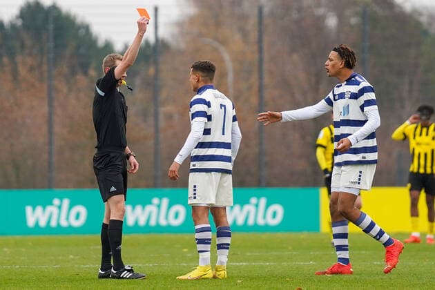 Sunday, 04 12 2022 Season 2022 2023 11 Matchday A Junior Bundesliga, U19 Bundesliga at BVB Fußballpark Hohenbuschei, Dortmund, Germany BV Borussia Dortmund U19 MSV Duisburg U19 Lennox Kern