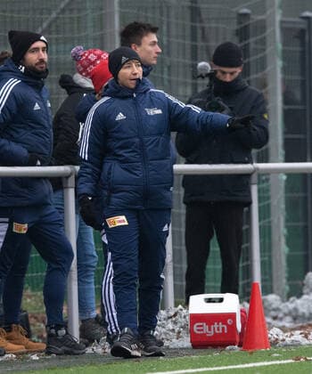 Football, Women, Season 2022 2023, Regionalliga Nordost 12 Matchday , SV Blau Weiss Hohen Neuendorf 1 FC Union Berlin, Coach Ailien Poese 1 FC Union Berlin , 04 12 2022, Copyright: xSebastianxRäppold MatthiasxKochx